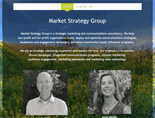 Tablet Screenshot of mktstrategy.com